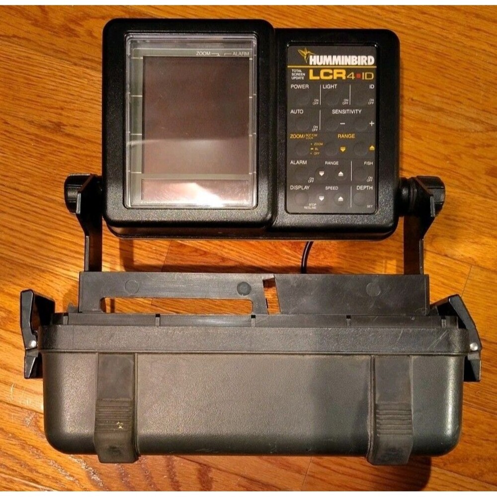 Humminbird LCR 4 ID Fishfinder Head Unit Depth Indicator Alarm Fish ID Untested